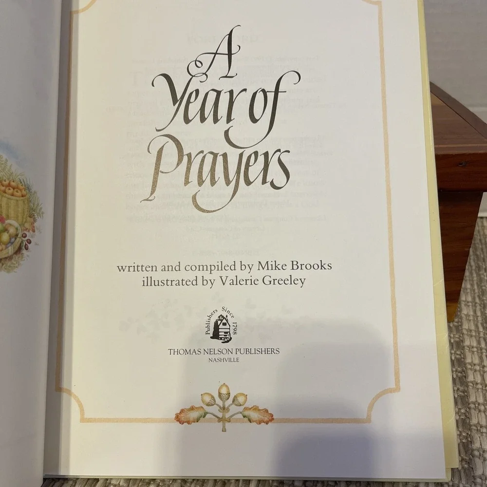 A Year of Prayers‎ Book by Mike Brooks 1992